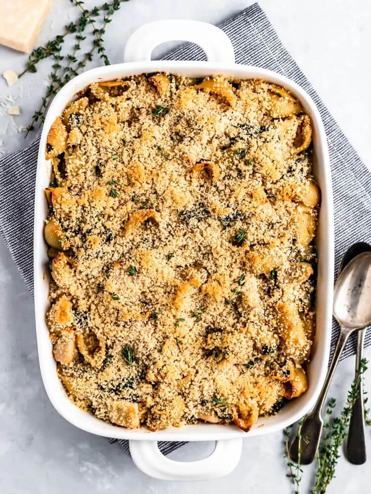 chicken spinach pasta bake recipe