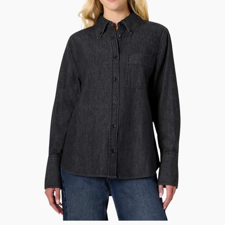 Denim Button-Down Shirt