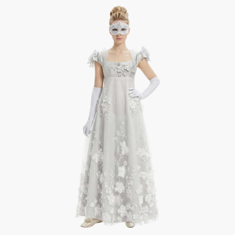 Silver Victorian Gown