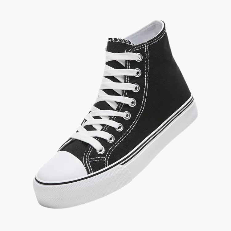 High Top Canvas Sneakers