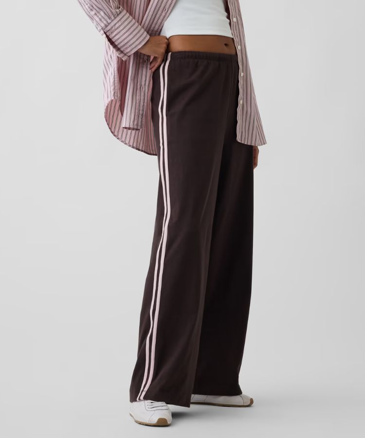 Knit Relaxed Track Pants