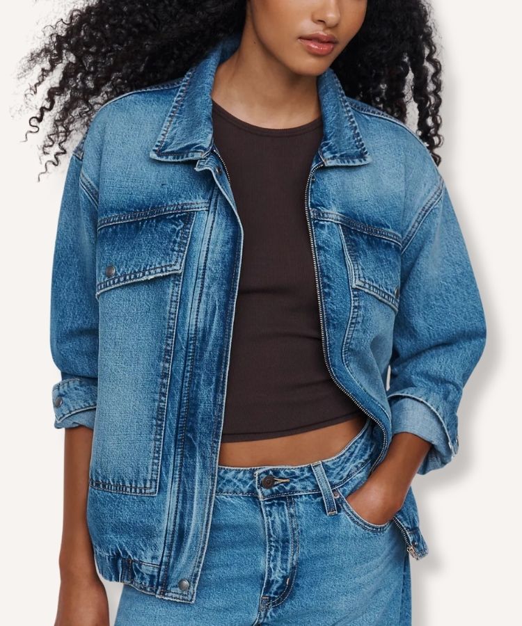 Pilcro Cotton Denim Jacket