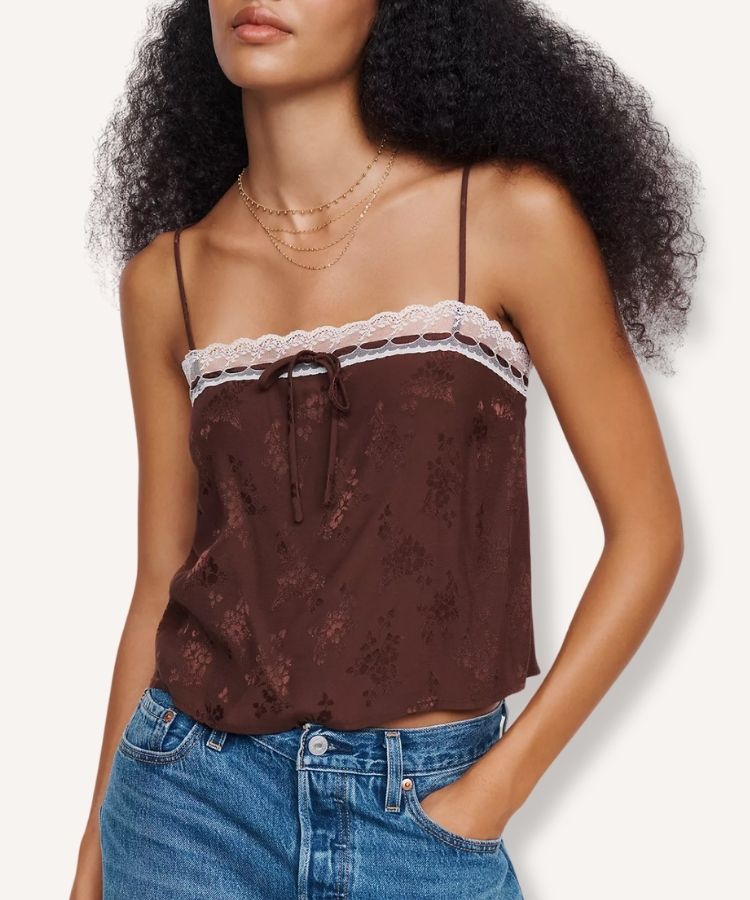 Lace-Trim Cami